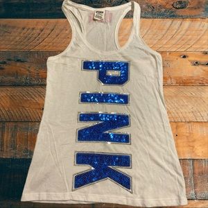 Victoria Secret PINK USA Sequin Tank Top